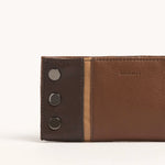 110 North Wallet - Orchestra Brown/Gunmetal