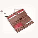 110 North Wallet - Orchestra Brown/Gunmetal