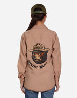 Lauren Moshi  Sloane Smokey Bear Shirt - Sand Dune