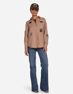 Lauren Moshi  Sloane Smokey Bear Shirt - Sand Dune