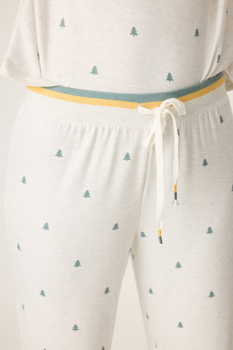 Great Outdoor Campfire Cozy Pant - Tree Print