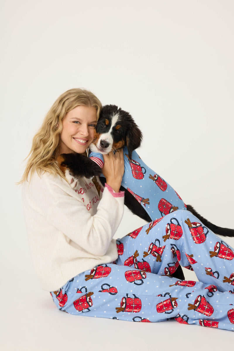 Sweeter Than Hot Cocoa Flannel Pants - Cocoa Print