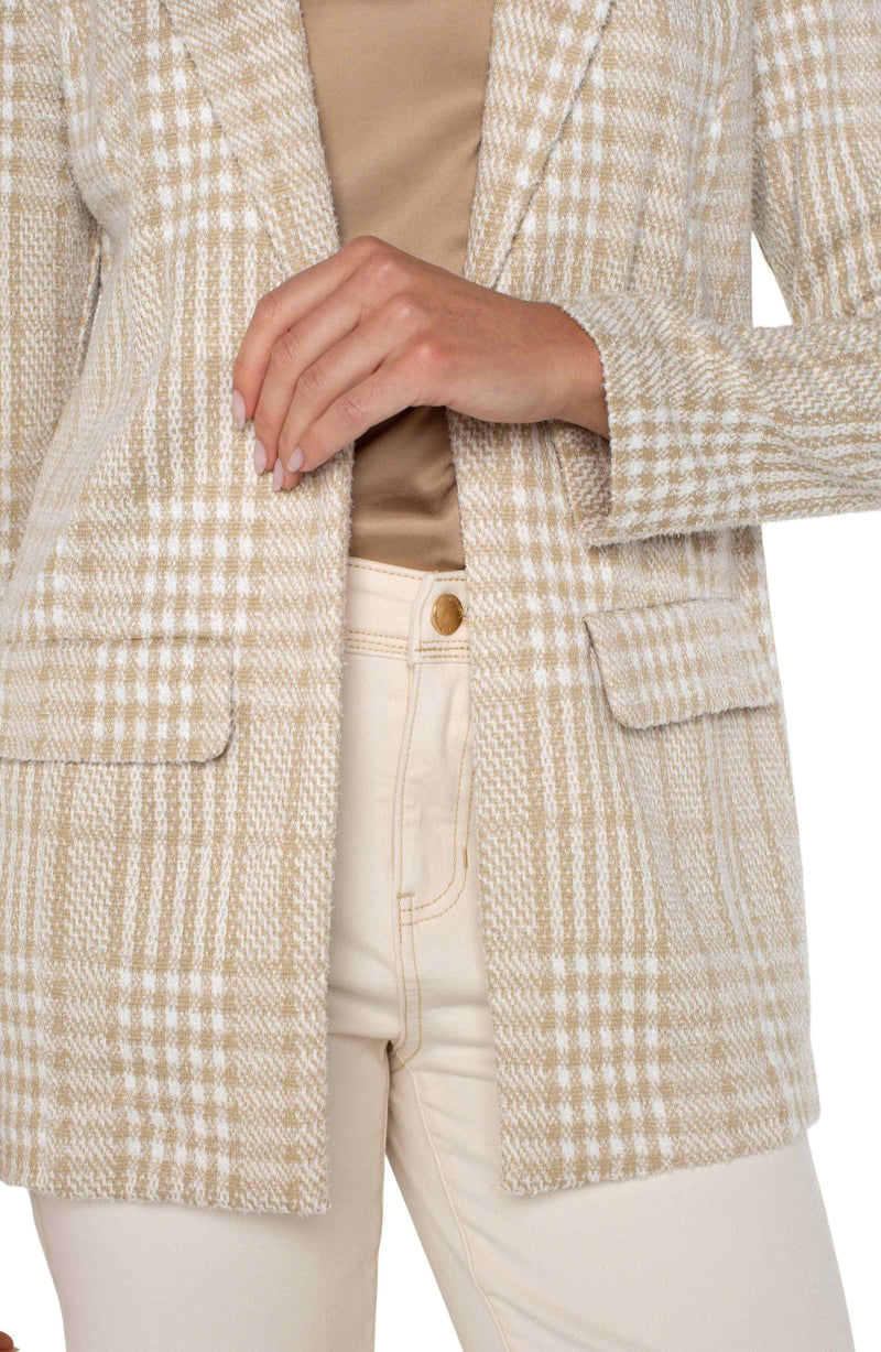 Boyfriend Blazer - Cream/Tan