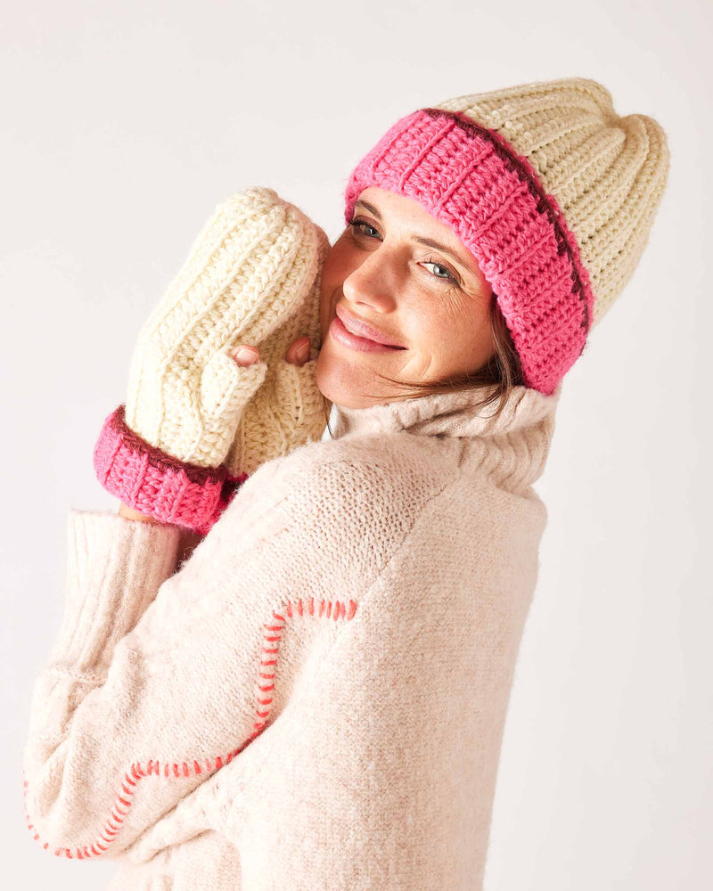 Mersea Brightside Hat - Pink Trim