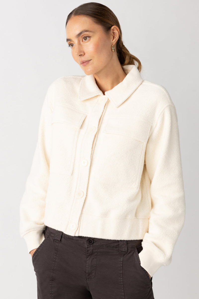 Cruise Knit Jacket - Chalk