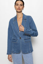 Sculpted Denim Blazer - Best In Show