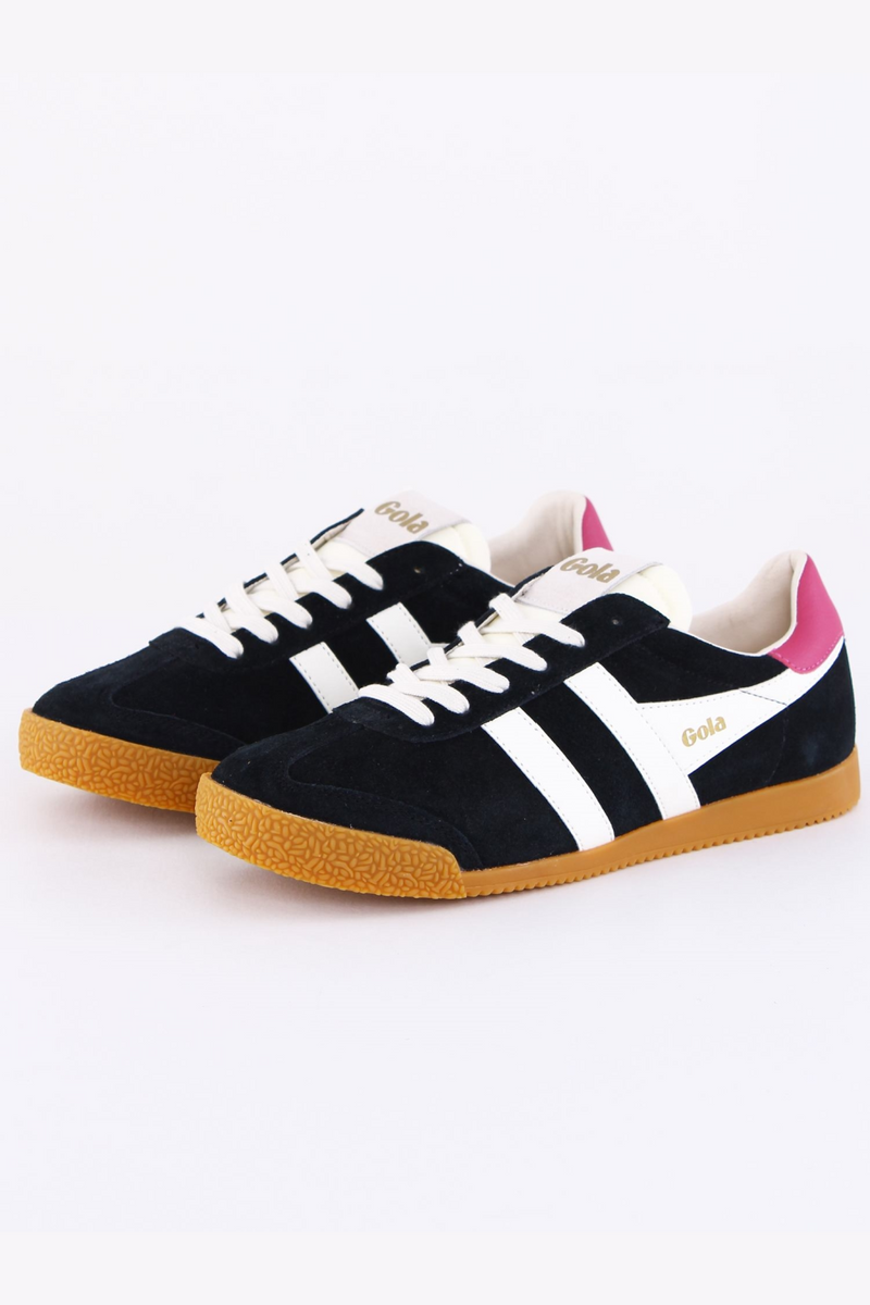 Elan Sneaker - Black/Fuchsia