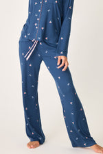 English Rose Lounge Pant - Navy