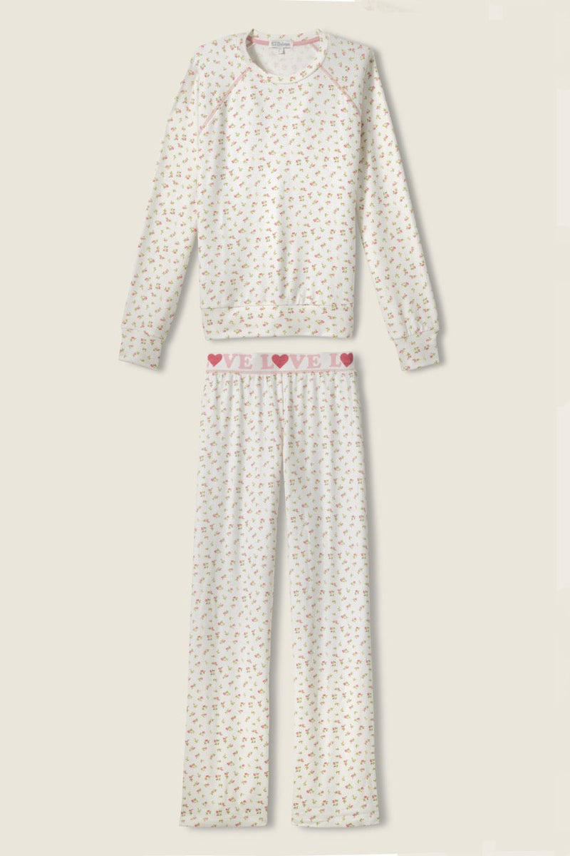 Full Of Love PJ Set - Ivory