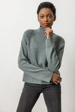 Full Sleeve Turtleneck Sweater - Heron