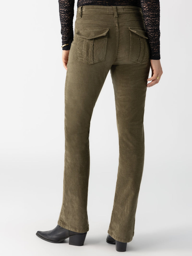 Corduroy Hayden Bootcut Pant - Burnt Olive