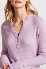 Henley Top - Lavender Blush