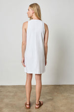 Keyhole Tank Dress - White