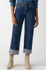 Luna Cuffed Denim Pant - Solstice