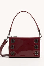 Montana Small Clutch - Pirouette Patent/Gunmetal