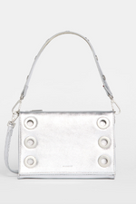 Montana Small Clutch - Sidewalk Silver/Brushed Silver