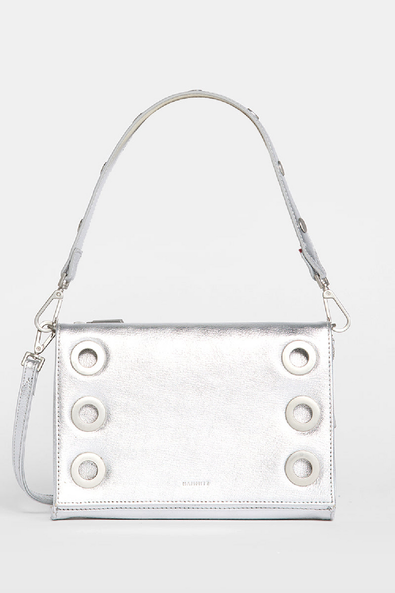 Montana Small Clutch - Sidewalk Silver/Brushed Silver