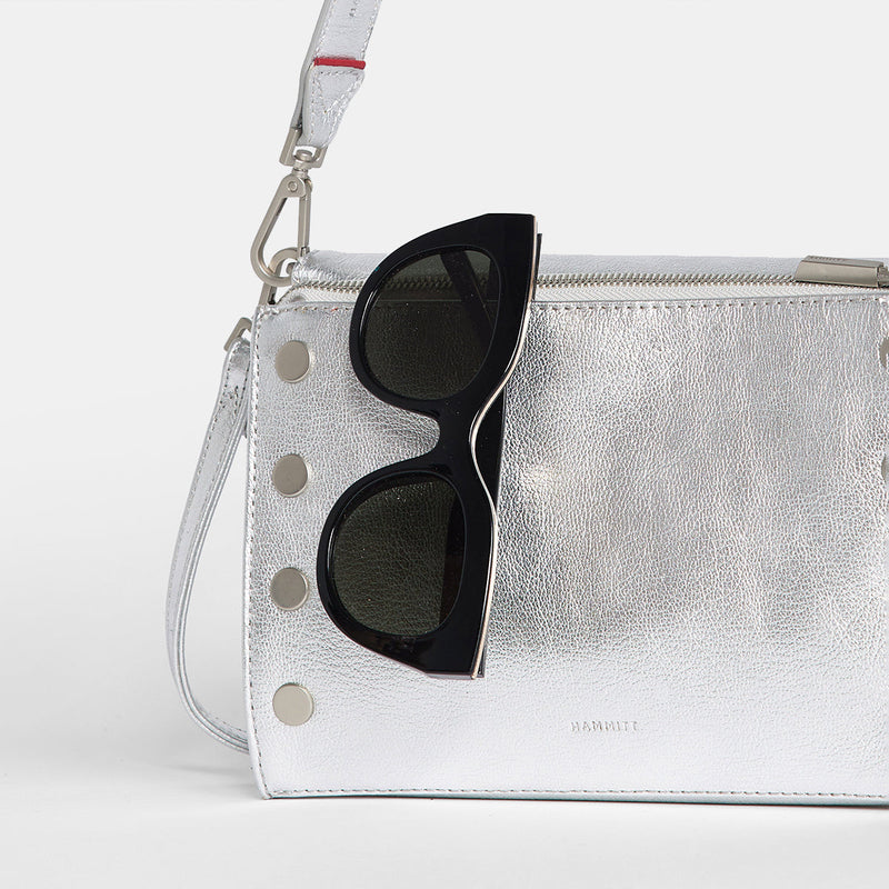 Montana Small Clutch - Sidewalk Silver/Brushed Silver