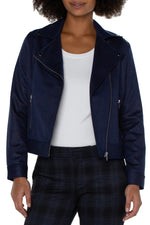 Moto Jacket - Mystic Navy