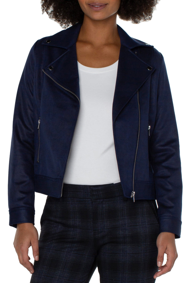 Moto Jacket - Mystic Navy