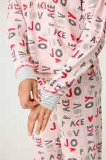 Ski Jammie Set - Peace & Joy