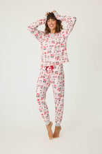 Ski Jammie Set - Peace & Joy