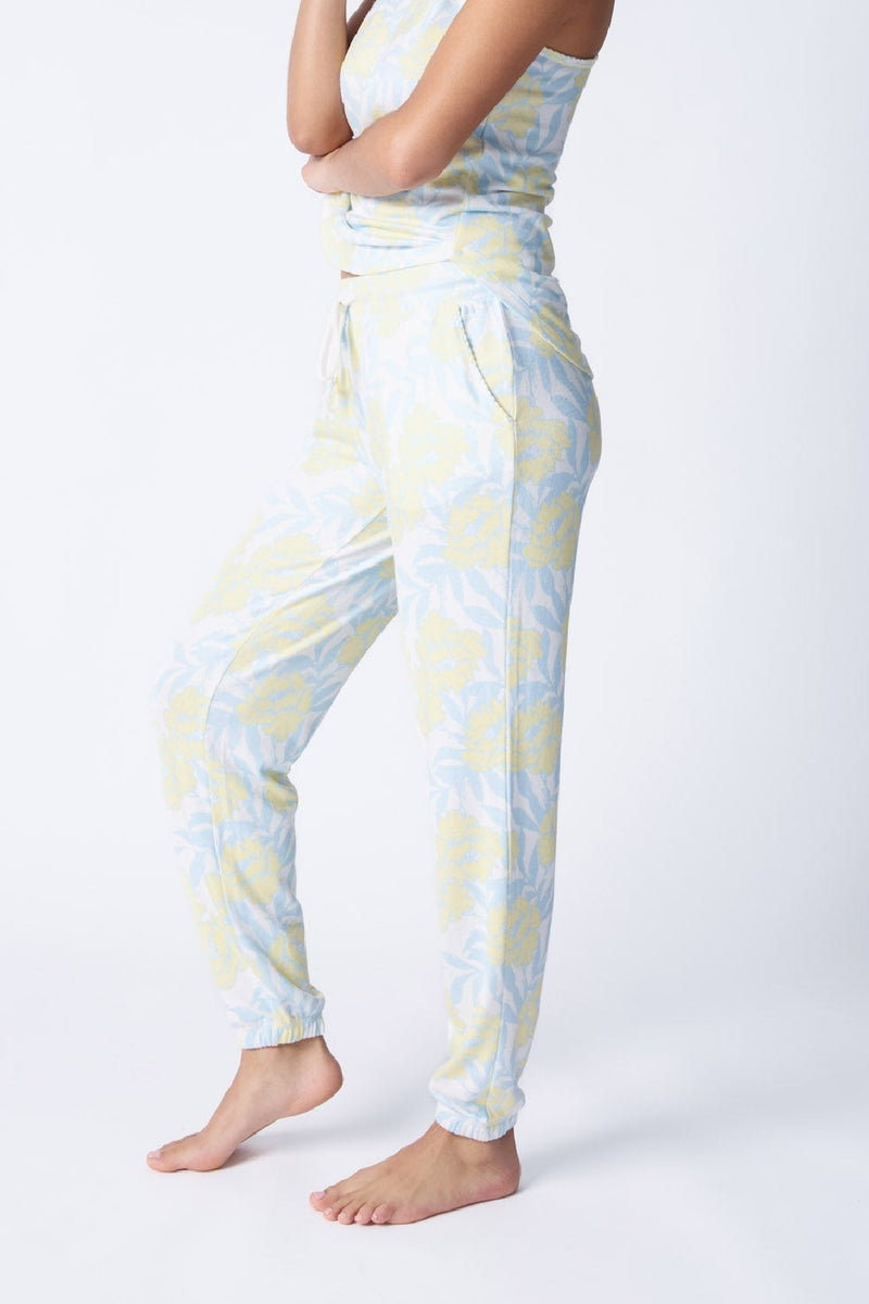 Sunshine Fields Floral Pant - Yellow/Blue