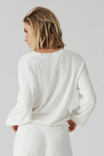 Sweetheart Pointelle Cardigan - Ivory