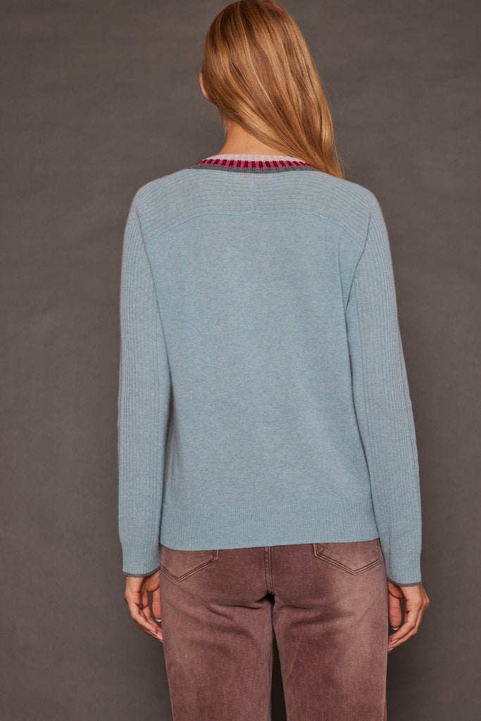 To The Point Sweater - Shore Blue